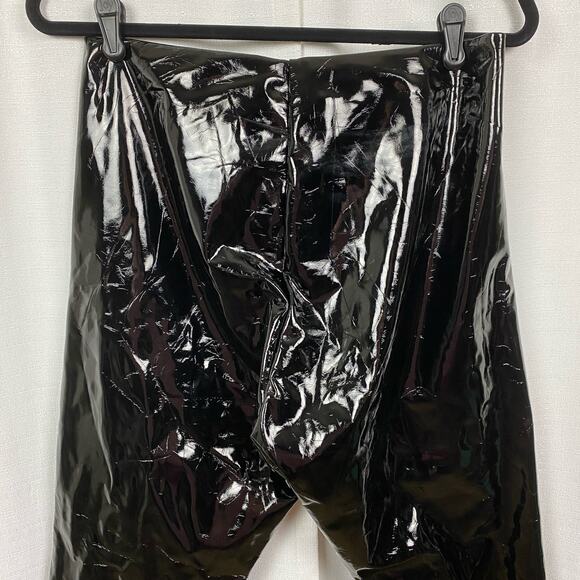 Commando Black Faux Patent Leather Leggings Sz.XL NWT - Picture 14 of 16